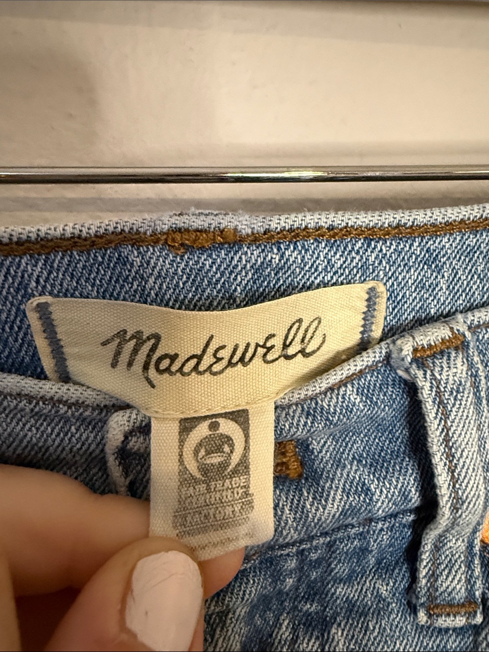 Madewell The Perfect Vintage Wide-Leg Crop Jean Light Wash Raw Hem 25  | [PH0732 - Picture 4 of 13